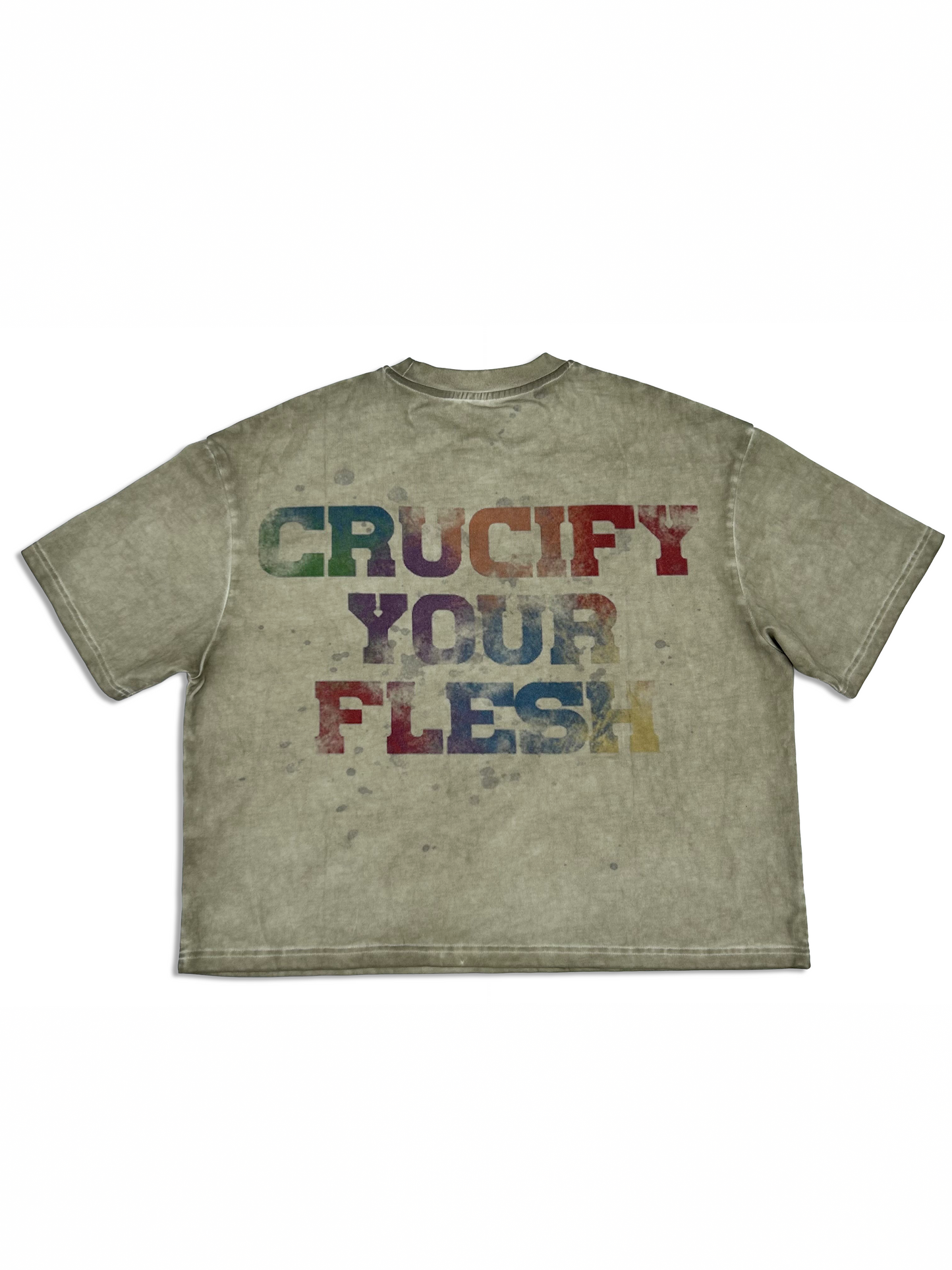 “Denial” Heavyweight Boxy Tee